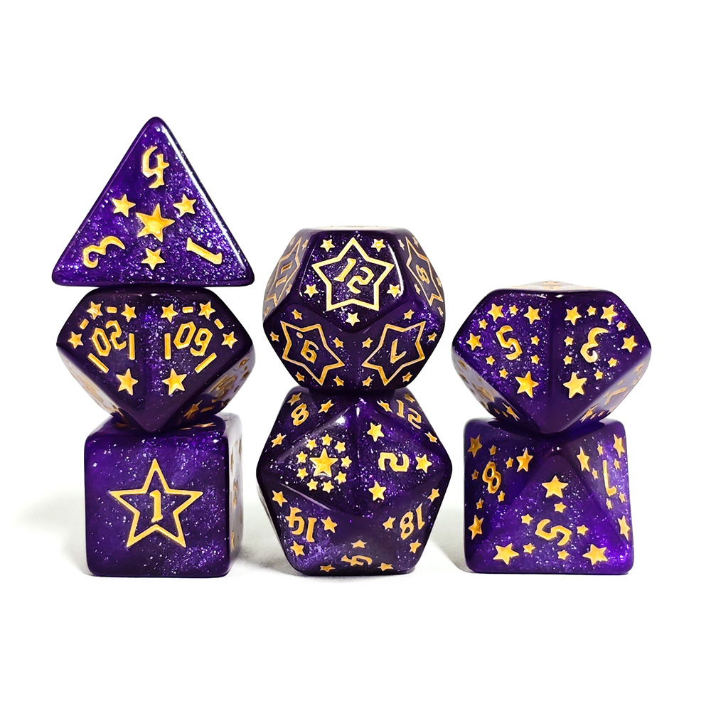 Dice Set Polyhedral - Dice Set Board Games Roll Dice