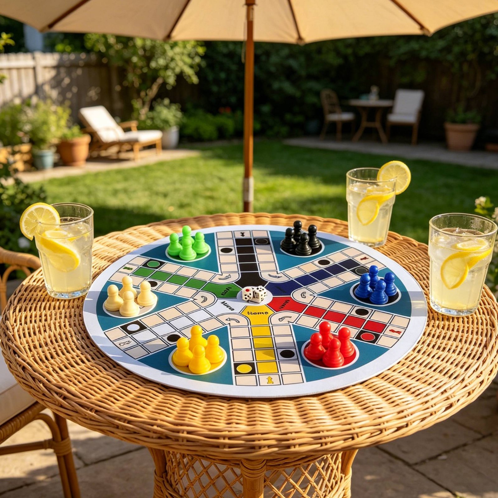 Board Game Ludo - Ludo Game Set 6 Players Round