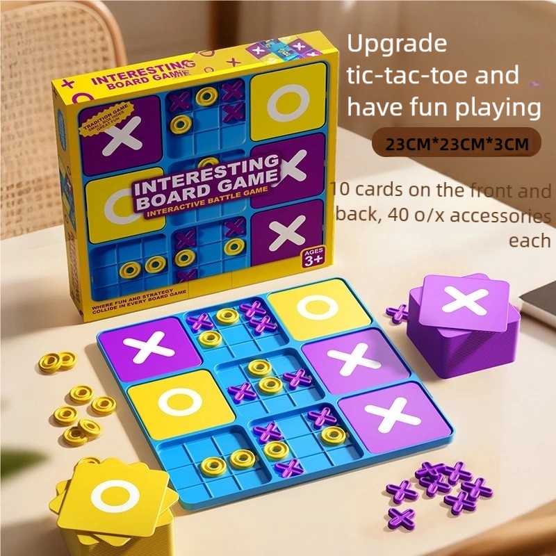 Board Game Electronic Table - A Nine-Square Xo Tic-Tac-Toe Board Game