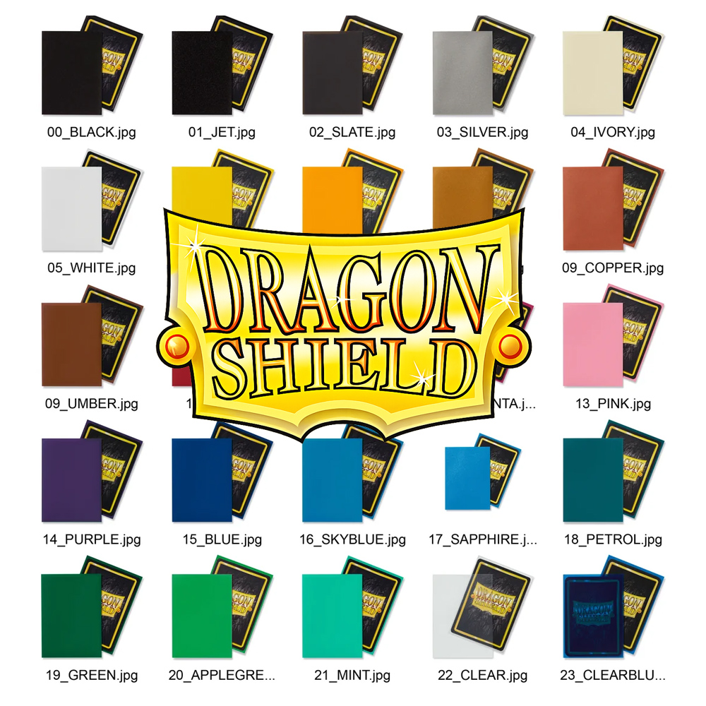 Card Sleeves Protector - 100PCS Dragon Shield Matte Card Sleeves