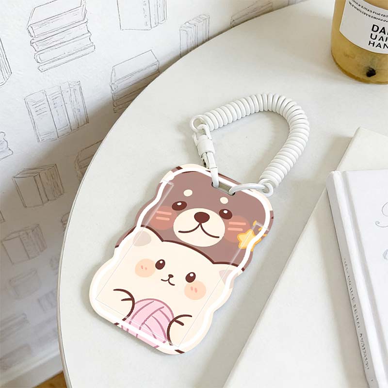 Card Sleeves Protector - Card Sleeve for Stretchable Spring Cord