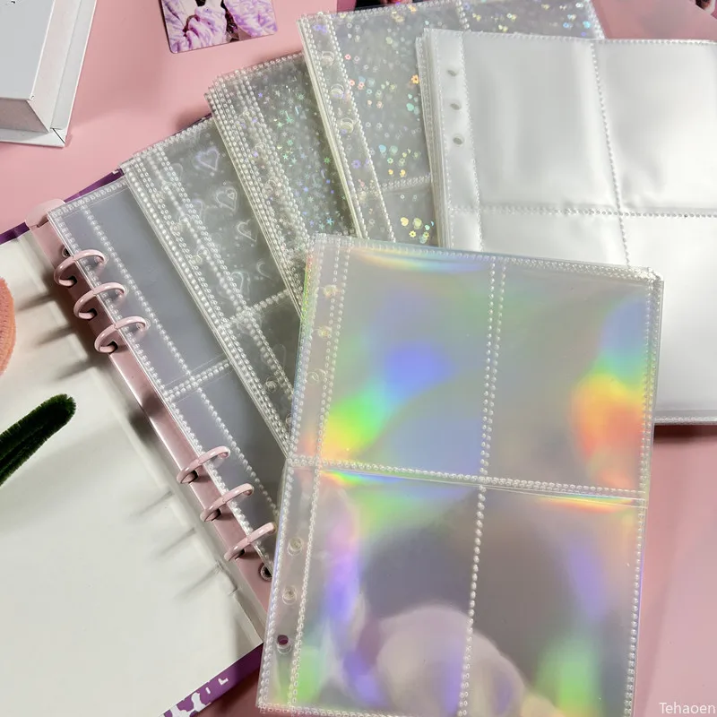 Card Sleeves Protector - 1-4 Grid Transparent Photocard Binder Inner