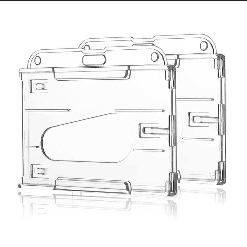 Card Sleeves Protector - Transparent Cards Slots ID Tag Badge