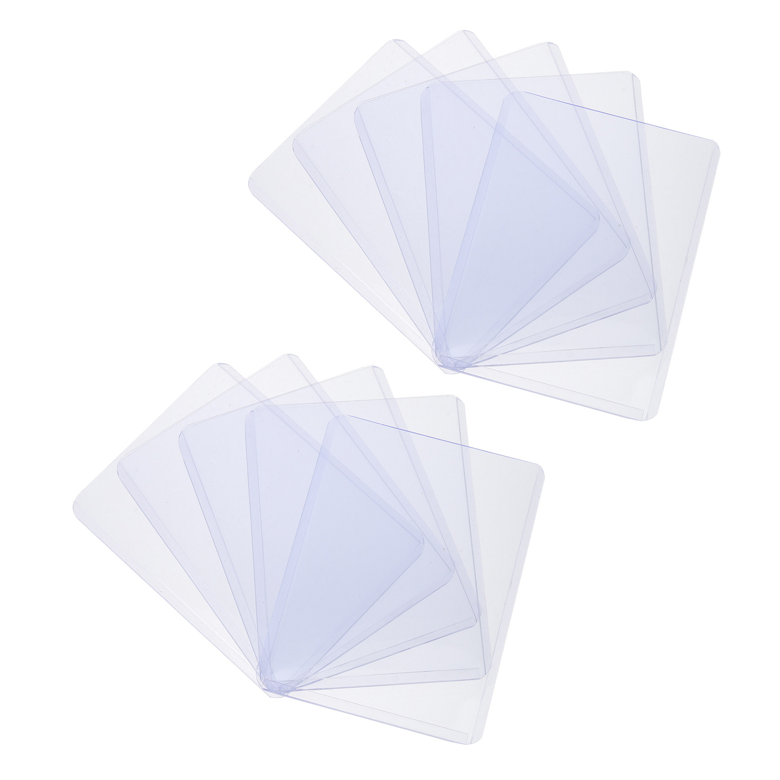 Card Sleeves Protector - 30Pcs Plastic Card Sleeves Transparent Hard