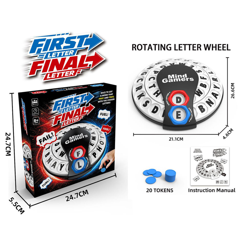 Board Game Quick - Spin Quick Response Word Game Board