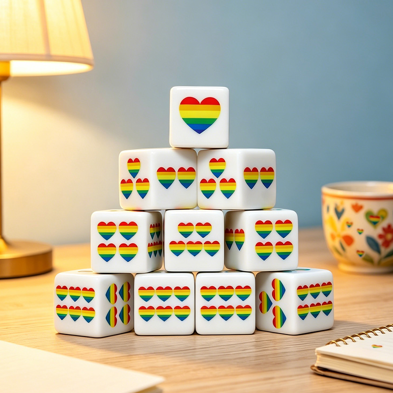CANDYPIXEL 12Pcs Rainbow Heart - đánh giá và giá Board Game Electronic Table