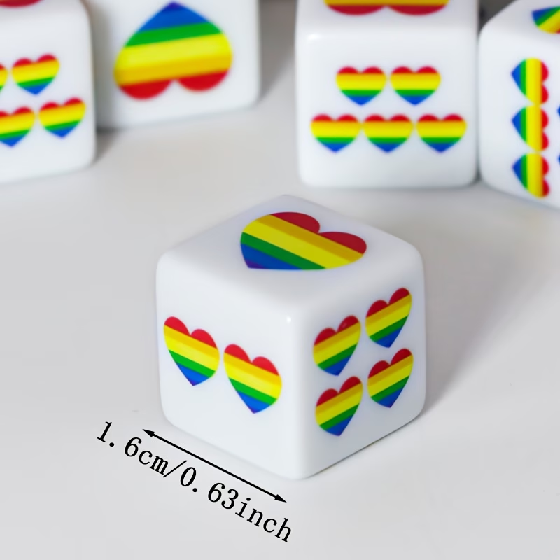 CANDYPIXEL 12Pcs Rainbow Heart - đánh giá và giá Board Game Electronic Table