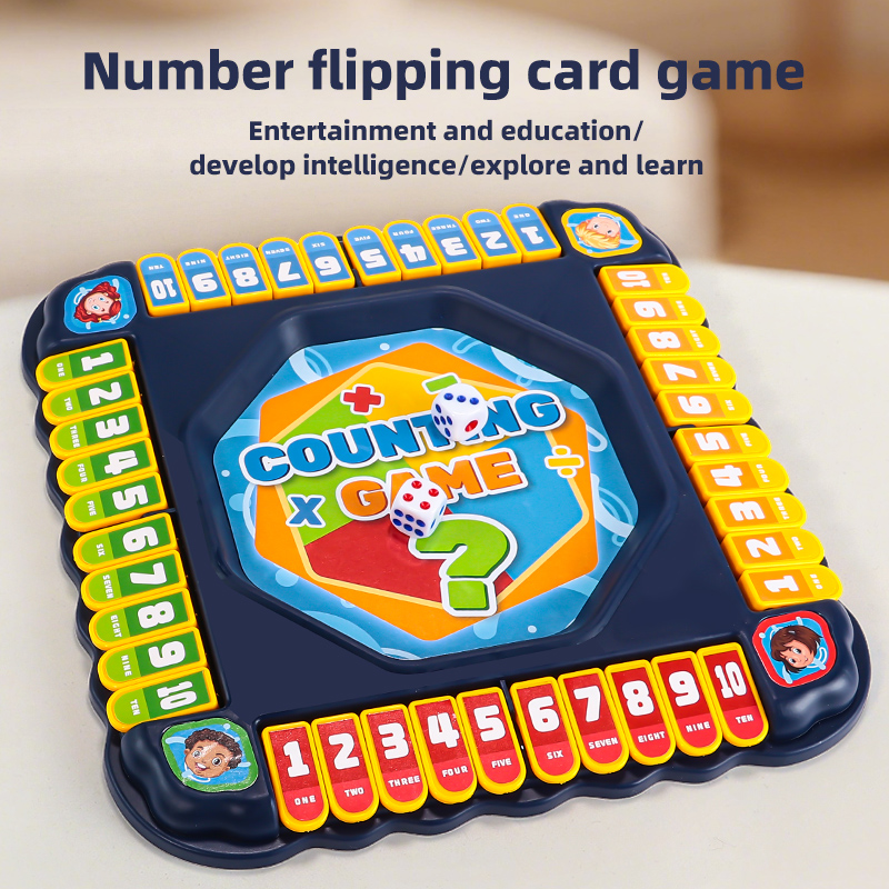 Blue Number Flip Tabletop Game - đánh giá và giá Board Game Ludo