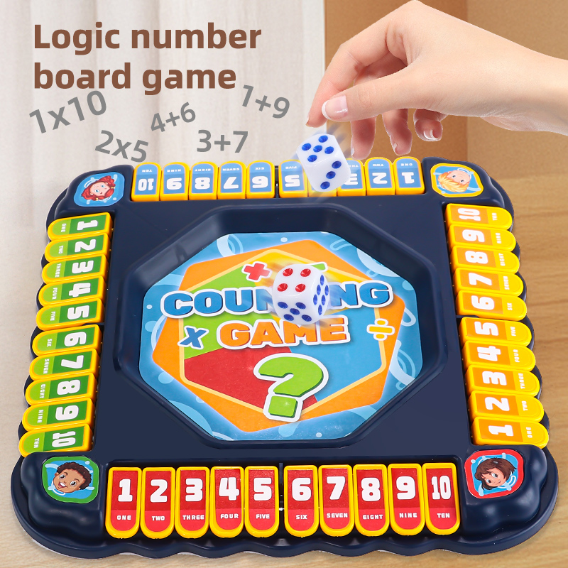 Blue Number Flip Tabletop Game - đánh giá và giá Board Game Ludo