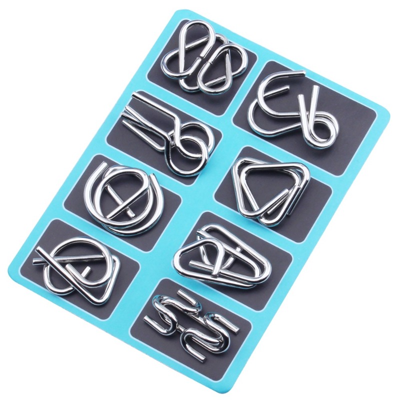 8 Pieces Metal Puzzle Set Clas - đánh giá và giá Board Game Pdf