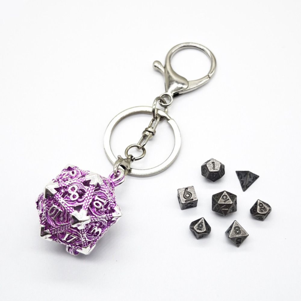 1 Set 20-sided Hollow Metal Di - đánh giá và giá Board Game Io