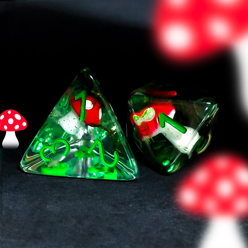 7Pcs/Set DND Dice Transparent  - đánh giá và giá Dice Set Polyhedral