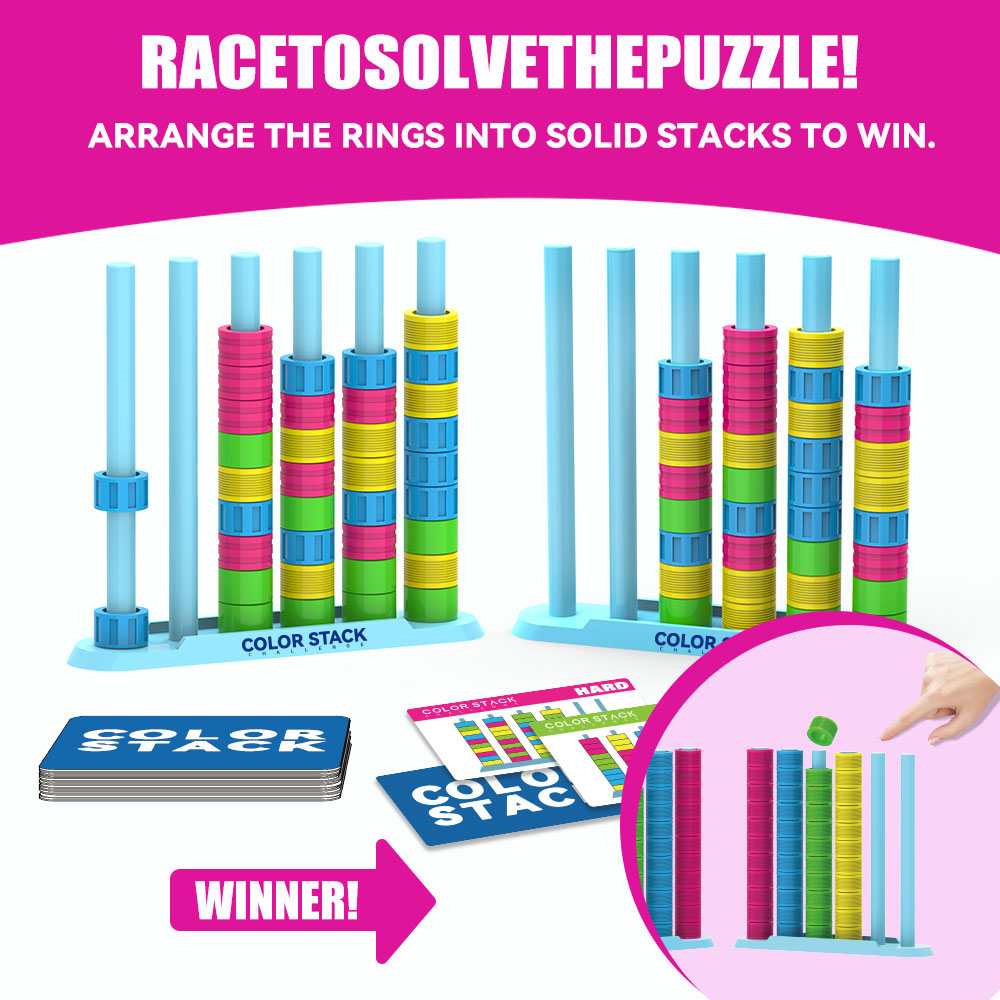 Color Stack Challenge A Fast-P - đánh giá và giá Board Game Quick