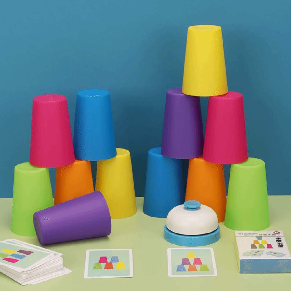 Color Learning Stacking Cup Ga - đánh giá và giá Board Game Quick