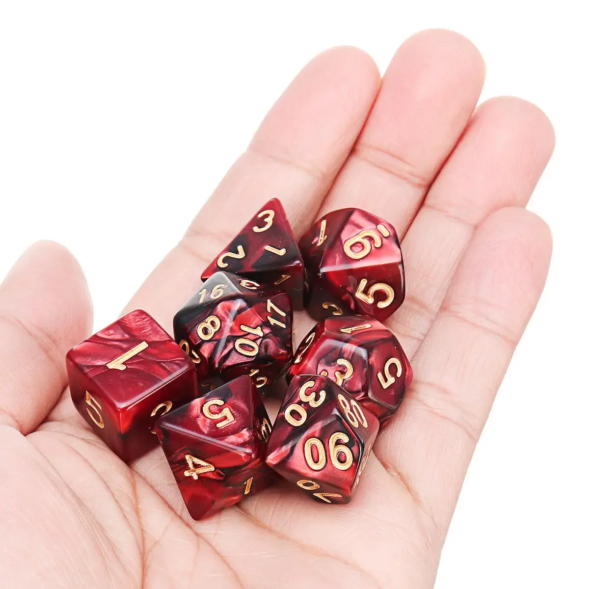 Polyhedral Dice Double-colors  - đánh giá và giá Board Game Ludo