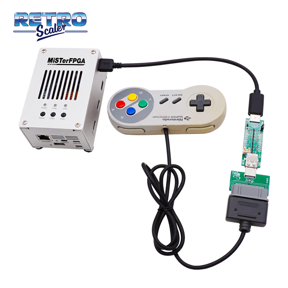 RetroScaler MiSTerFPGA SNAC Bộ - đánh giá và giá Board Game Io