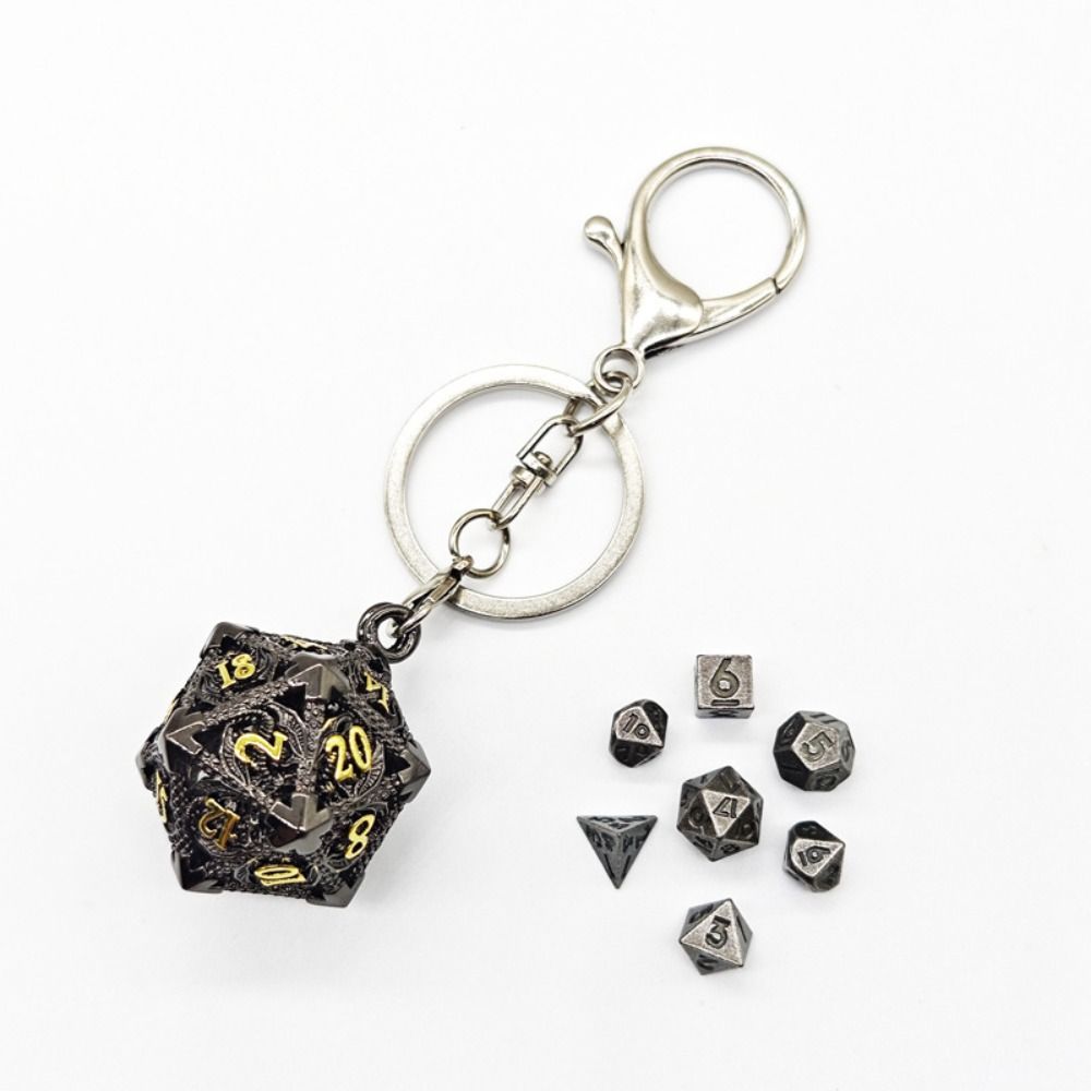 1 Set 20-sided Hollow Metal Di - đánh giá và giá Board Game Io
