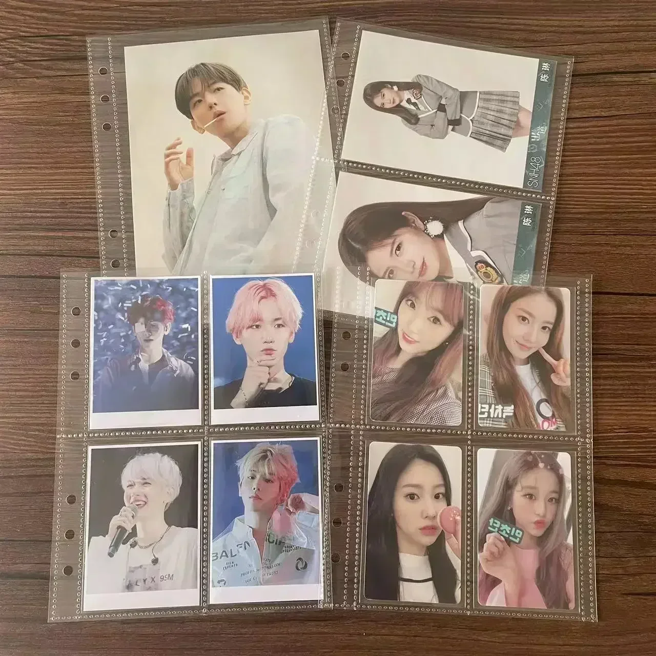 1-4 Grid Transparent Photocard - đánh giá và giá Card Sleeves Protector