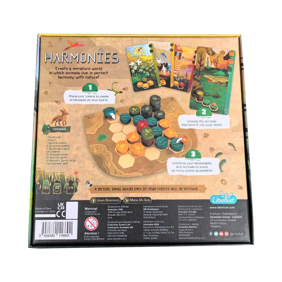 Harmonies - Board Games - Crea - đánh giá và giá Board Game Horror