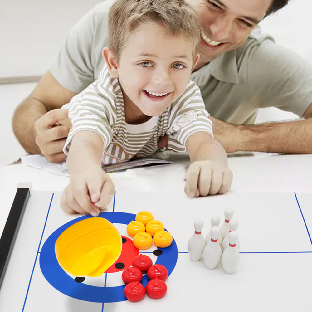 New Mini Curling&Bowling Table - đánh giá và giá Board Game Electronic Table