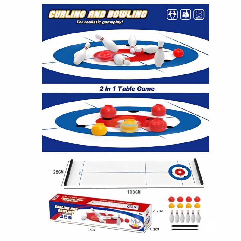 New Mini Curling&Bowling Table - đánh giá và giá Board Game Electronic Table