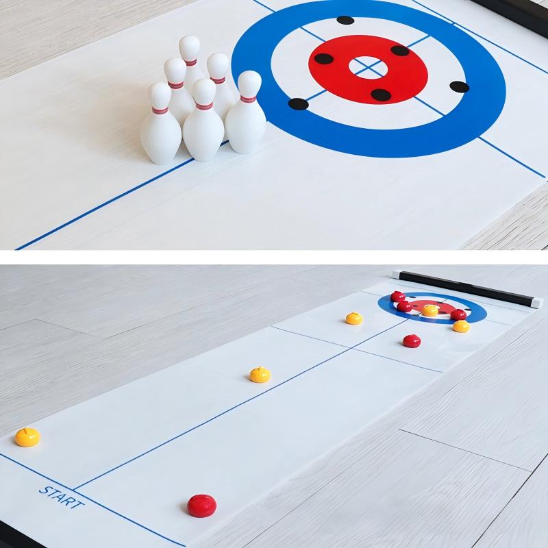 New Mini Curling&Bowling Table - đánh giá và giá Board Game Electronic Table