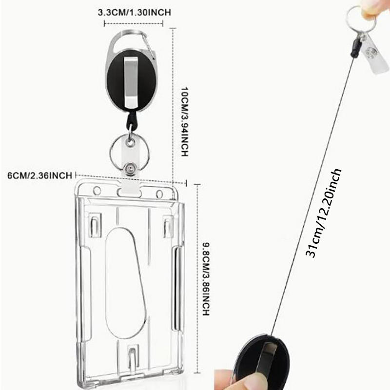 Transparent Cards Slots ID Tag - đánh giá và giá Card Sleeves Protector