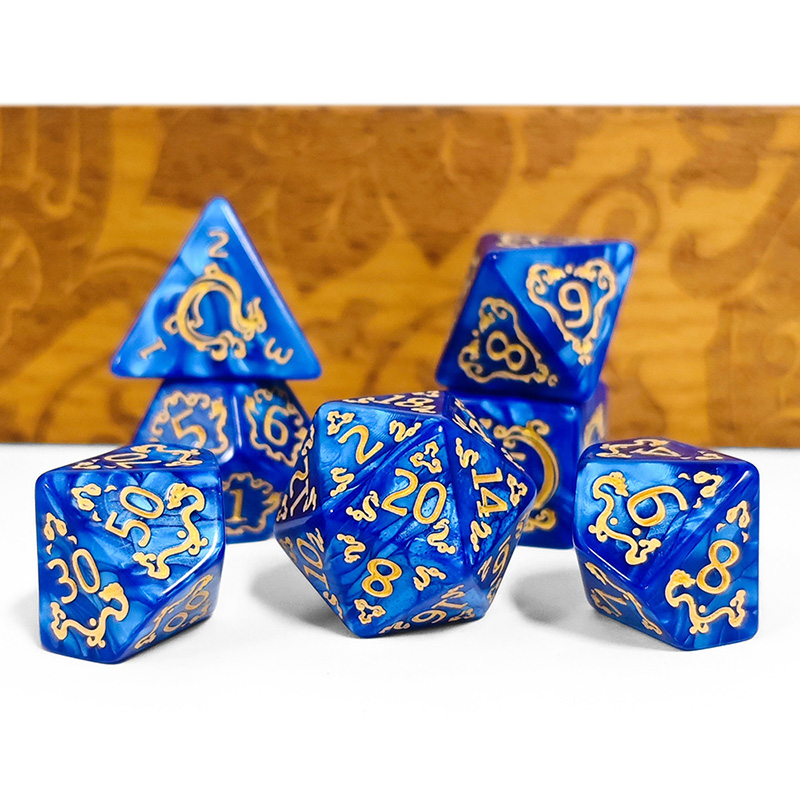 7pcs DND Dice 7Pcs/set Dragon  - đánh giá và giá Dice Set Polyhedral